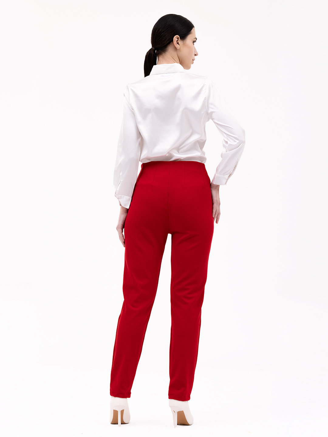 Formal Windsor Trousers Red -1